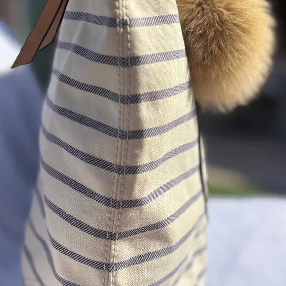 Coach Poppy Patchwork Tote with Scarf and Charm - Picture 2 of 10